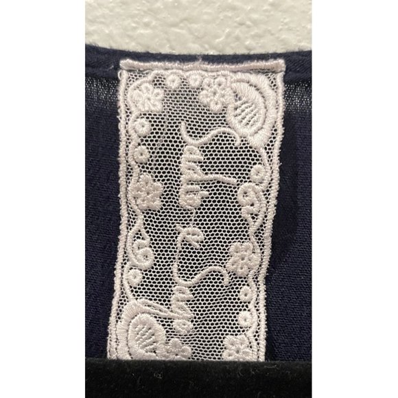 SAGE AND SADIE Scarlett Navy Blue Mini Dress - Picture 6 of 10